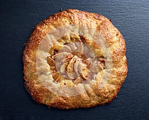 Freshly baked french apple tarte