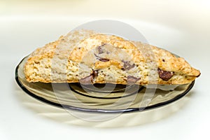 Home made scones on a plate