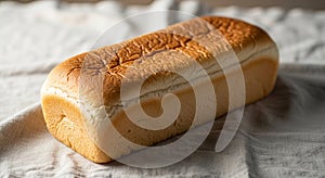 A freshly baked loaf of bread