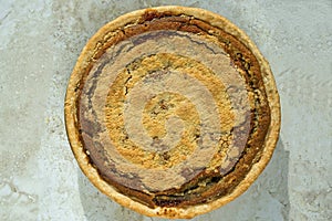 Freshly baked shoofly pie