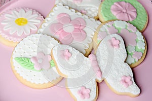 Freshly Baked Spring Flower Cookies