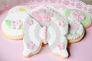 Freshly Baked Spring Flower Cookies