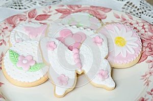 Freshly Baked Spring Flower Cookies