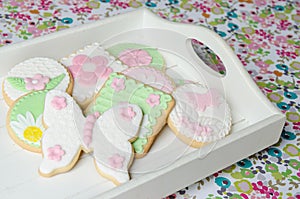 Freshly Baked Spring Flower Cookies