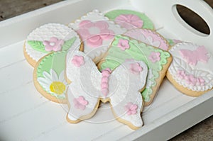 Freshly Baked Spring Flower Cookies