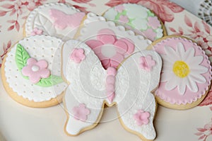 Freshly Baked Spring Flower Cookies