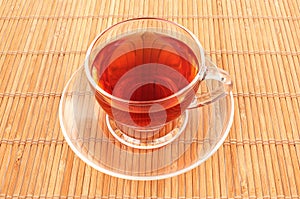 Freshly brewed herbal tea