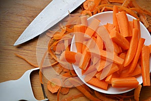 Freshly carrots