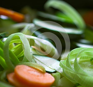 Freshly Chopped Vegetables