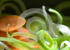 Freshly Chopped Vegetables