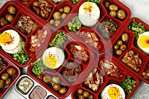 Freshly cooked assorted Korean dishes