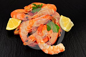 Freshly Cooked Crevettes