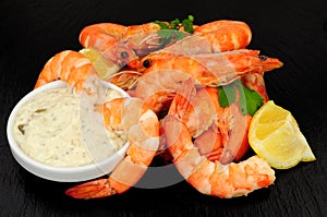 Freshly Cooked Crevettes