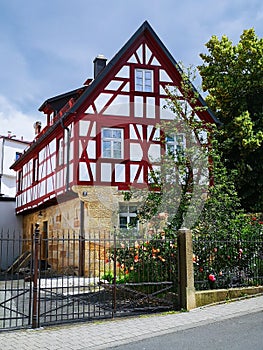 Bayreuth - historisches Fachwerk Haus