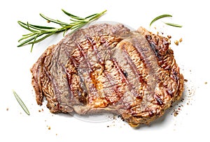 freshly grilled beef entrecote steak