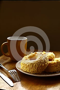 Freshly made cheese bread