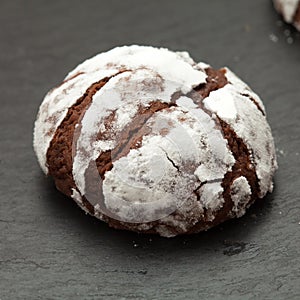 Freshly made chocolate biscuits