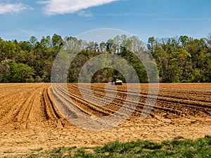 Freshly Plowed Field in Westfield, North Carolina photo