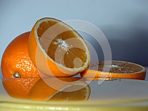 Freshly squeezed orange scenario 2 photo