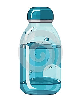 Freshness in a bottle container for purified water