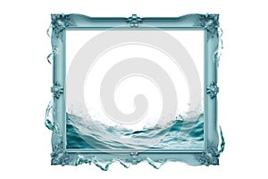 Freshness Design Wet Frame or Border with Water