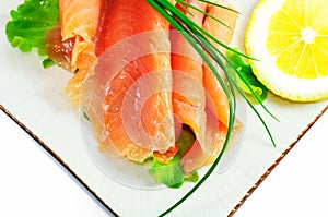 Freshness salmon salad