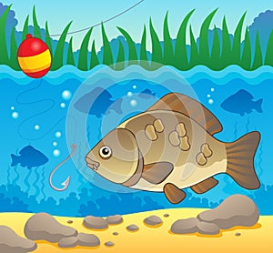 Freshwater fish theme image 2