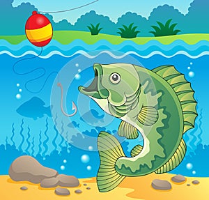 Freshwater fish theme image 4