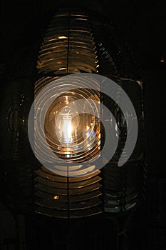 Fresnel Lens Display at Ponce de Leon Lighthouse