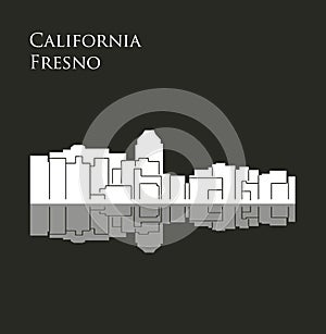 Fresno, California ( city skyline )