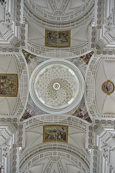 Fresque of Cathedral from Solothurn. Switzerland