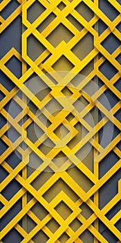 Fret Shapes in Yellow and Gray