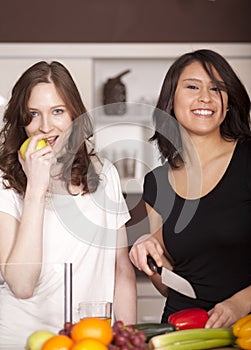 Freundin in der KÃÂ¼che