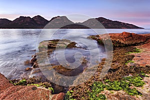 Freycinet coles bay sunrise