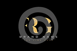 FRG abstract letter logo design