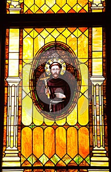 Friar Junipero Serra Stained Glass Church