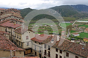 Frias medieval village, Burgos, Spain photo