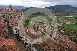 Frias medieval village, Burgos, Spain photo