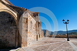 Frias village Spain near the church and castle photo