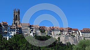 Fribourg skyline, Switzerland