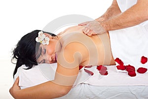 Friction back massage type