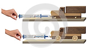 Friction and rolling force. A physical experiment to study the frictional force of rolling photo