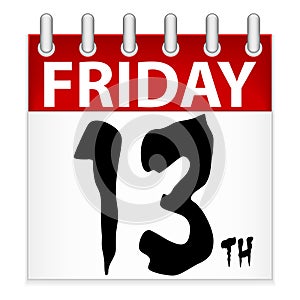 Friday 13th Calendar Icon
