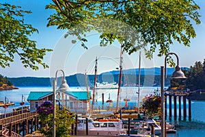 Friday Harbor San Juan Island Washington Port photo