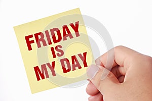 Friday is my day photo