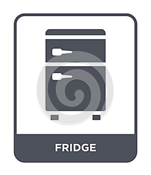 fridge icon in trendy design style. fridge icon isolated on white background. fridge vector icon simple and modern flat symbol for