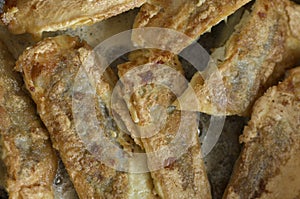Fried in batter fish Whiting with a delicious crust