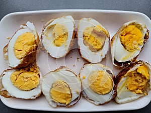 Fried boiled eggs in Thai food are called son-in-law& x27;s eggs.