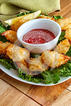 Fried Butterfly Coconut Shrimp