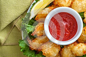 Fried Butterfly Coconut Shrimp